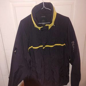 Men's Large Nautica Hoody Wind Breaker - Vintage  - NS 83